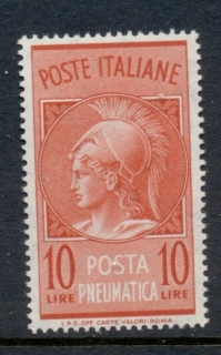 Italy-1958-Pneumatic-Post-10l-MUH