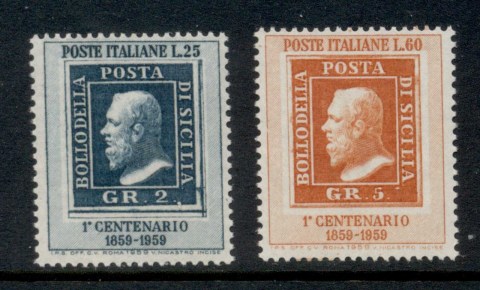 Italy-1959-Sicily-Stamp-cent-MUH