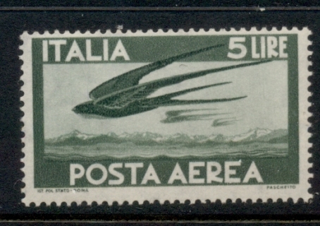 Italy-1962-Airmail-Swallows-5l-MUH