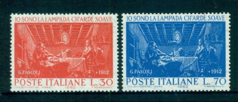 Italy-1962-Giovanni-Pascoli-MUH-lot57172