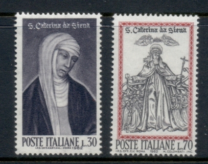 Italy-1962-St-Catherine-of-Siena-MUH-2