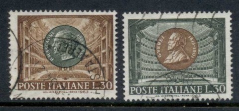 Italy-1963-Verdio-Mascagui-FU