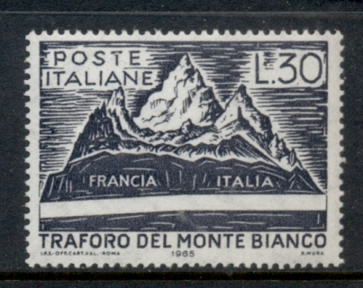 Italy-1965-Mont-Blanc-Tunnel-MUH