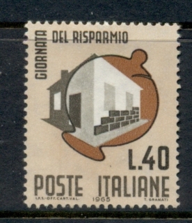 Italy-1965-Savings-Day-FU