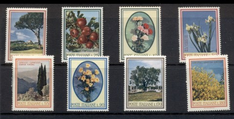 Italy-1966-68-Fruits-Flowers-MLH