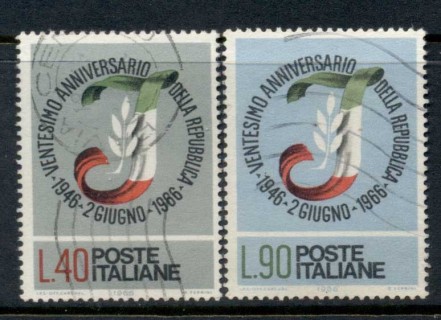 Italy-1966-Republic-20th-Anniversary-FU