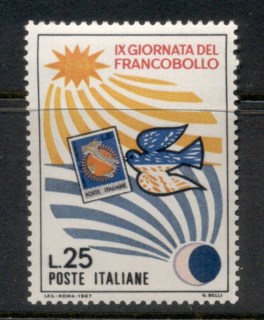 Italy-1967-Stamp-day-MUH