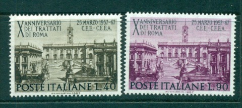 Italy-1967-Treaty-of-Rome-MUH-lot58605