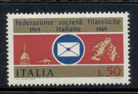 Italy-1969-Italain-Philatelic-Society-MUH