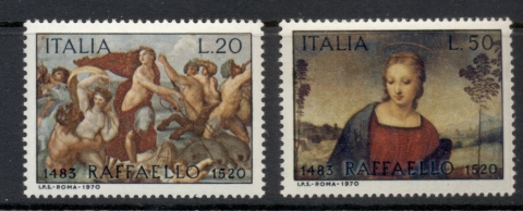 Italy-1970-Raphael-Paintings-MUH