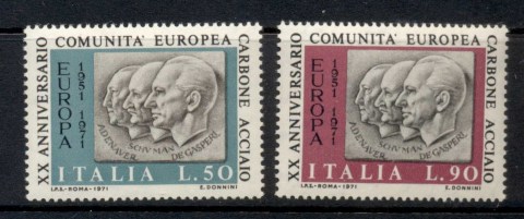 Italy-1971-Coal-Steel-Community-MUH