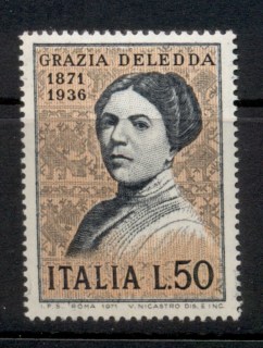 Italy-1971-Grazia-Deledda-MUH