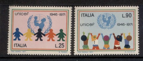 Italy-1971-UNICEF-25th-Anniversary-MUH