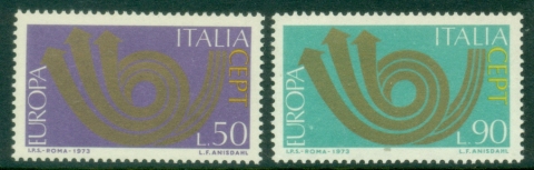 Italy-1973-EUROPA-Stamps-MUH Italy-1973-EUROPA-Stamps-MUH