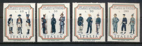 Italy-1974-Customs-Frontier-Guards-MUH