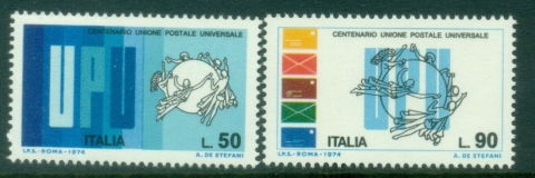 Italy-1974-UPU-centenary-MUH