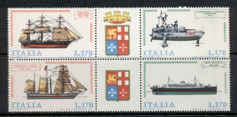 Italy-1977-Ships-MUH