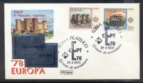 Italy-1978-Europa-Architecture-FDC