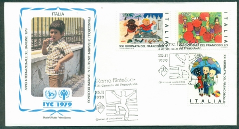 Italy-1979-IYC-International-Year-of-the-Child-FDC-lot32004