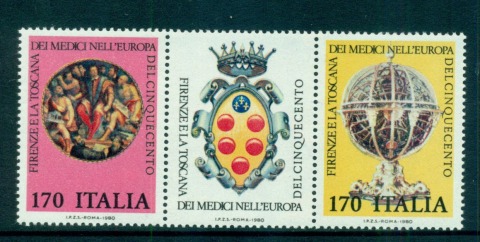 Italy-1980-Medici-in-Europe-pair-label-MUH-lot57188