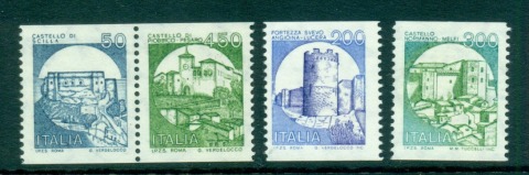 Italy-1981-88-Castles-Coils-no-400l-MUH-lot57143