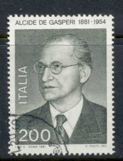 Italy-1981-Alcide-de-Gasperi-CTO