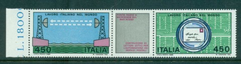 Italy-1982-Civil-Engineering-Works-Abroad-pair-label-MUH-lot57185