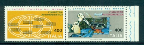 Italy-1983-Civil-Engineering-Works-Abroad-pair-label-MUH-lot57190