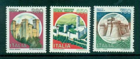 Italy-1986-90-Castles-3-MUH-lot57141