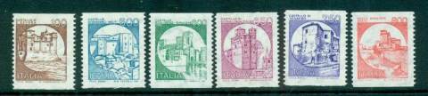 Italy-1988-91-Castles-Coils-MUH-lot57143