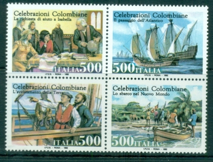 Italy-1992-Discovery-of-America-MUH