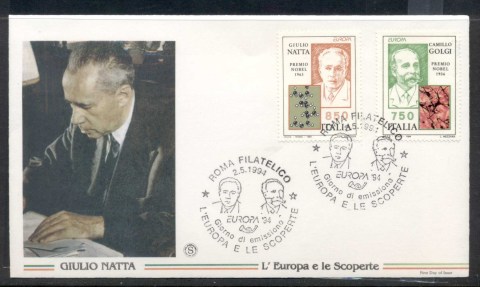 Italy-1994-Europa-Scientific-Discoveries-FDC