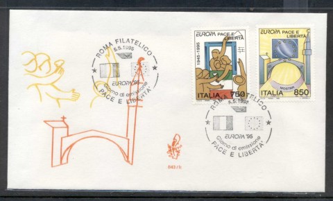 Italy-1995-Europa-Peace-Freedom-FDC