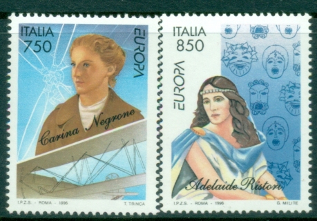 Italy-1996-EUROPA-Stamps-Famous-Women-MUH Italy-1996-EUROPA-Stamps-Famous-Women-MUH