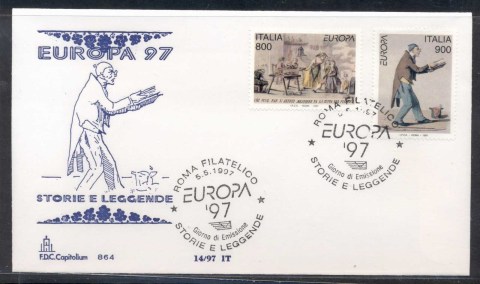 Italy-1997-Europa-Myths-legends-FDC