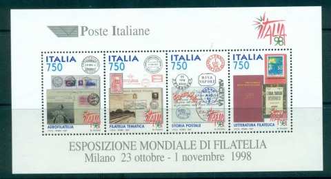 Italy-1997-Italia-98-Stamp-Ex-MS-MUH-lot57204