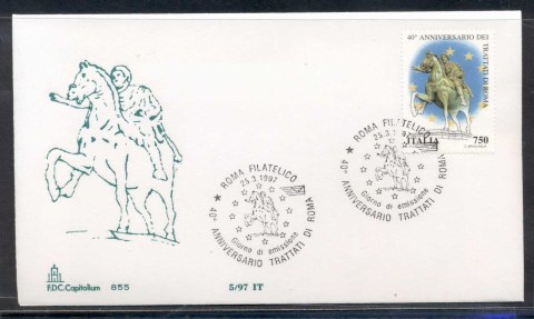 Italy-1997-Treaty-of-Rome-FDC