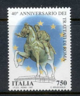 Italy-1997-Treaty-of-Rome-MUH