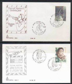 Italy-1998-Europa-Holidays-Festivals-2x-FDC