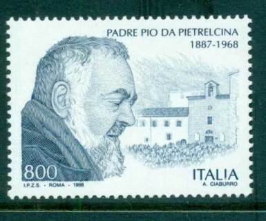 Italy-1998-Father-Pio-da-Pietrelcina-MUH-lot57186