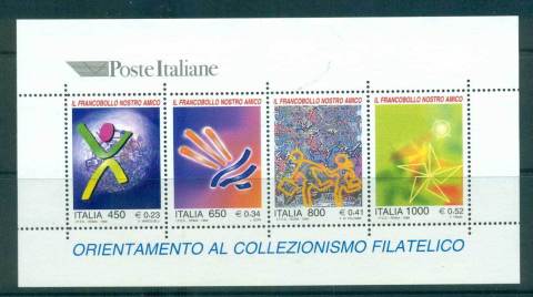 Italy-1999-Stamp-Collecting-MS-MUH-lot57202