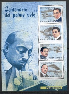 Italy-2003-Centenary-of-Flight-MS-MUH