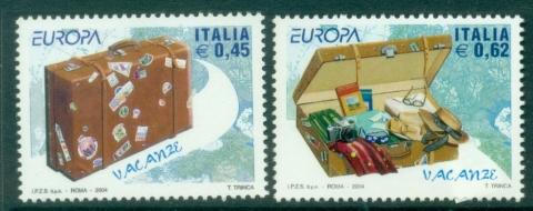 Italy-2004-EUROPA-Stamps-Holidays-MUH Italy-2004-EUROPA-Stamps-Holidays-MUH