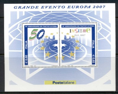 Italy-2007-Treaty-of-Rome-MS-MUH