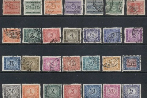 Italy-1945-on-Assorted-Postage-Dues-FU