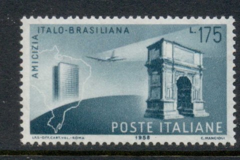 Italy-1958-Italo-Brazilian-Friendship-MUH