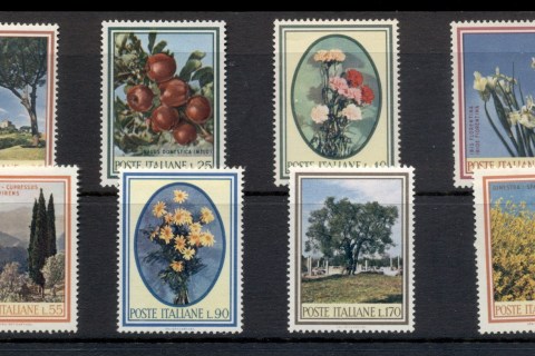 Italy-1966-68-Fruits-Flowers-MLH