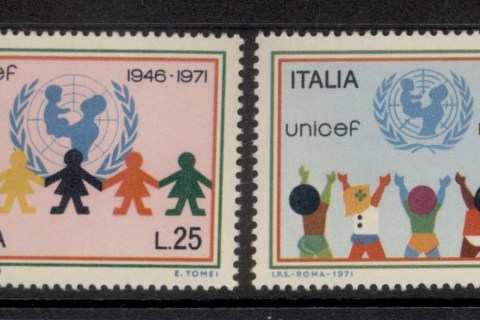 Italy-1971-UNICEF-25th-Anniversary-MUH