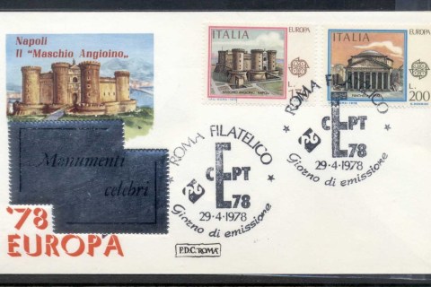Italy-1978-Europa-Architecture-FDC