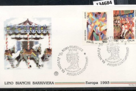 Italy-1993-Europa-Modern-Art-FDC